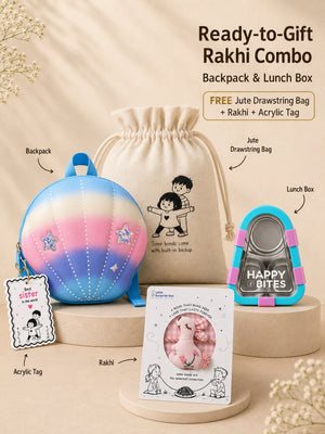 Little Surprise Box Shell Rakhi Gift Combo - Rakhi Combo