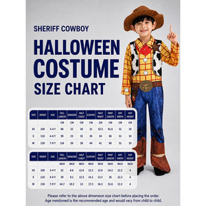 Little Surprise Box Sheriff Cowboy Halloween Costume for Kids - 3-4Y Halloween