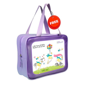 Little Surprise Box “She’s So Lucky” Printed Kids Swimwear Set with Cap (UPF 50+) - 3 - 4 Years Kids Swimwear