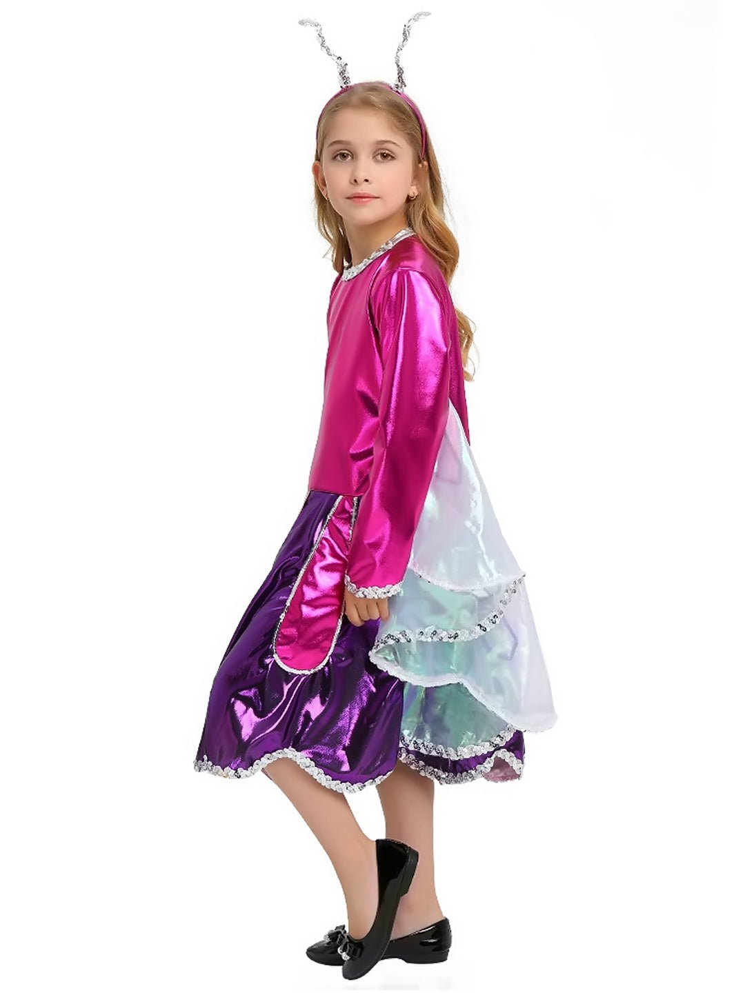 Little Surprise Box, Shimmery Butterfly, Halloween Costume Fancy Dress Up - LSB - HWC - BUTTRFLY - 7 - 8Y