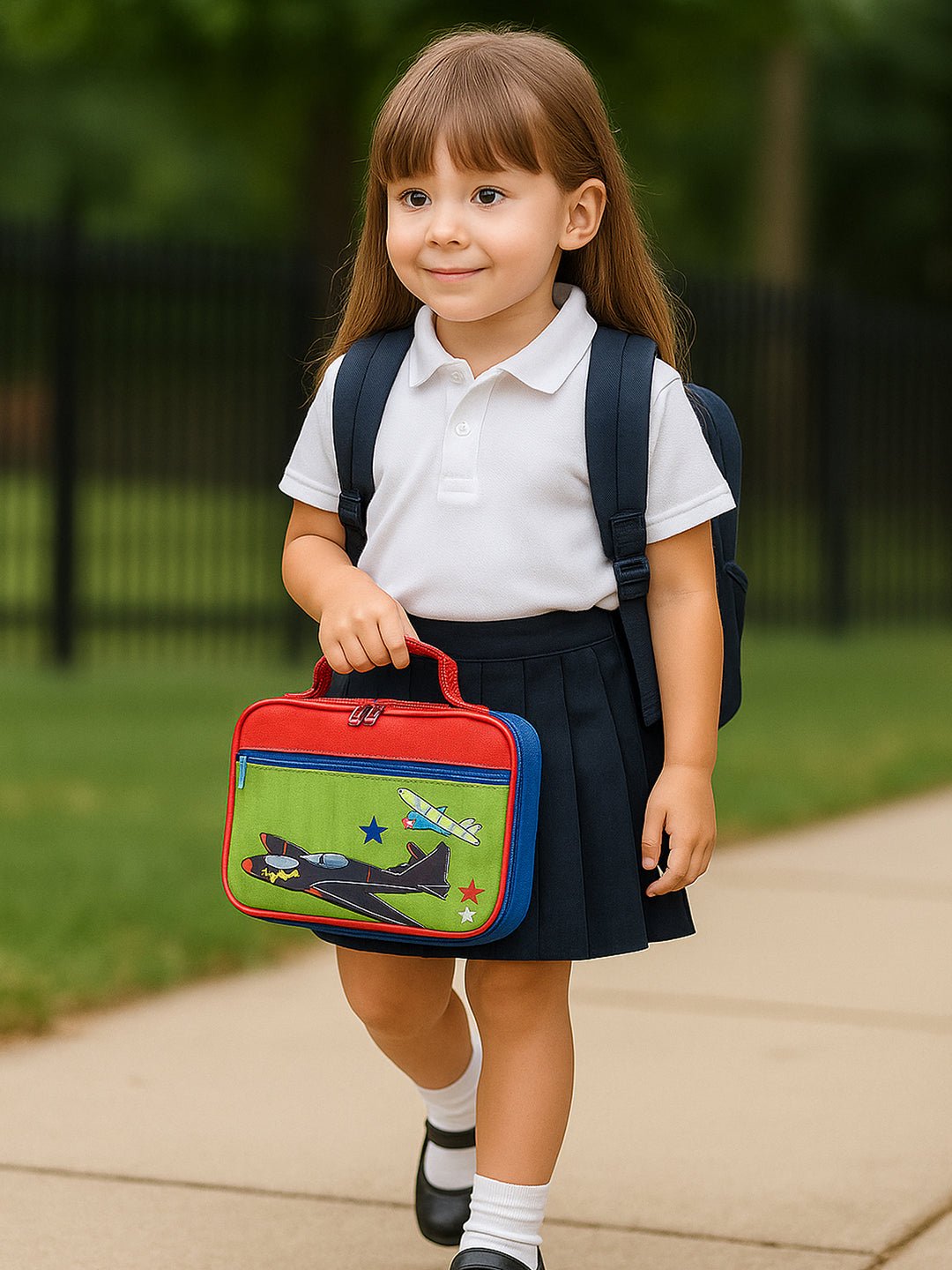 Little Surprise Box, Single Compartment Lunch Bag for Kids - LSB - LBAG - PLANE - SNGLE