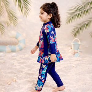 Little Surprise Box Skirted Swimwear Set - Stylish Comfort | The Mom Store - 5 - 6 Years Girls Swimwear