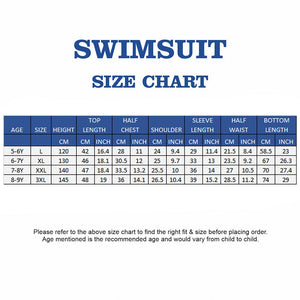 Little Surprise Box Skirted Swimwear Set - Stylish Comfort | The Mom Store - 5 - 6 Years Girls Swimwear