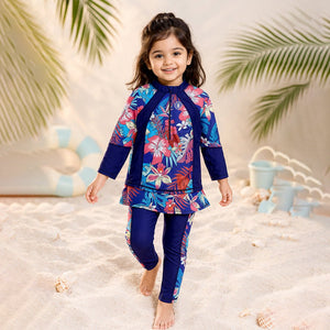 Little Surprise Box Skirted Swimwear Set - Stylish Comfort | The Mom Store - 5 - 6 Years Girls Swimwear