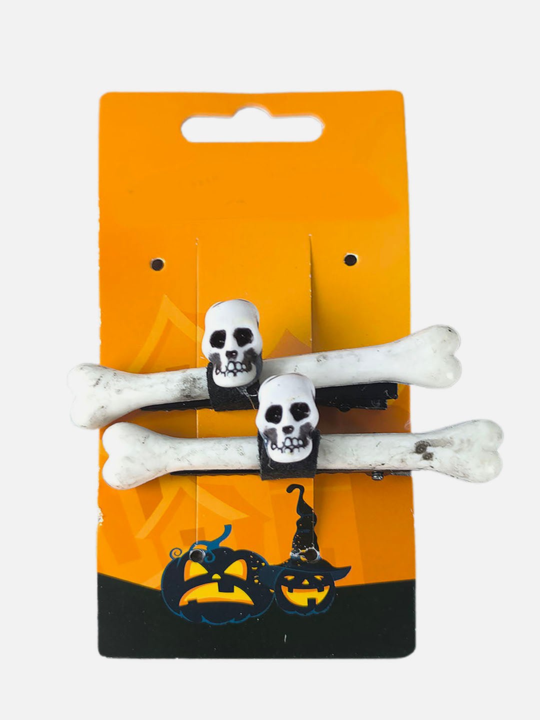 Little Surprise Box Skull & Bone Unique Hair Clip & Hair Accessory for Halloween Party - LSB - HWHR - SKULLBONE