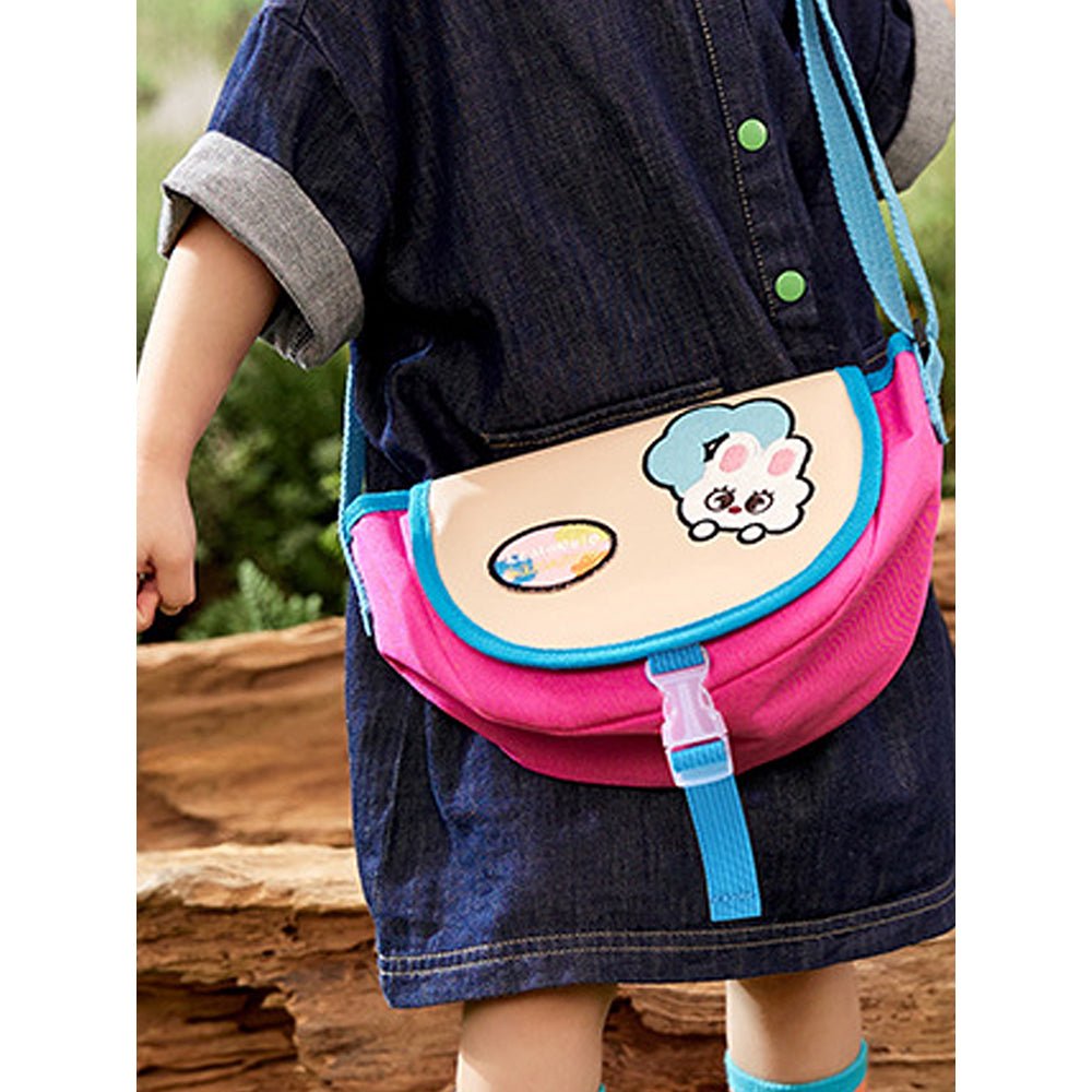 Little Surprise Box Sling Bag & Satchel Casual Carry Bag for Kids - LSB-BG-PNKBEIG