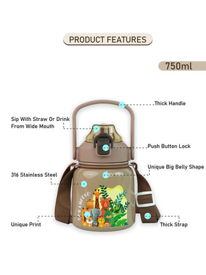 Little Surprise Box Small Belly Bottle, 700ml - LSB - WB - JUNGLE - BELY