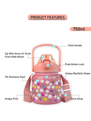 Little Surprise Box Small Belly Bottle, 700ml - LSB - WB - PNK - CHERRY - BELY