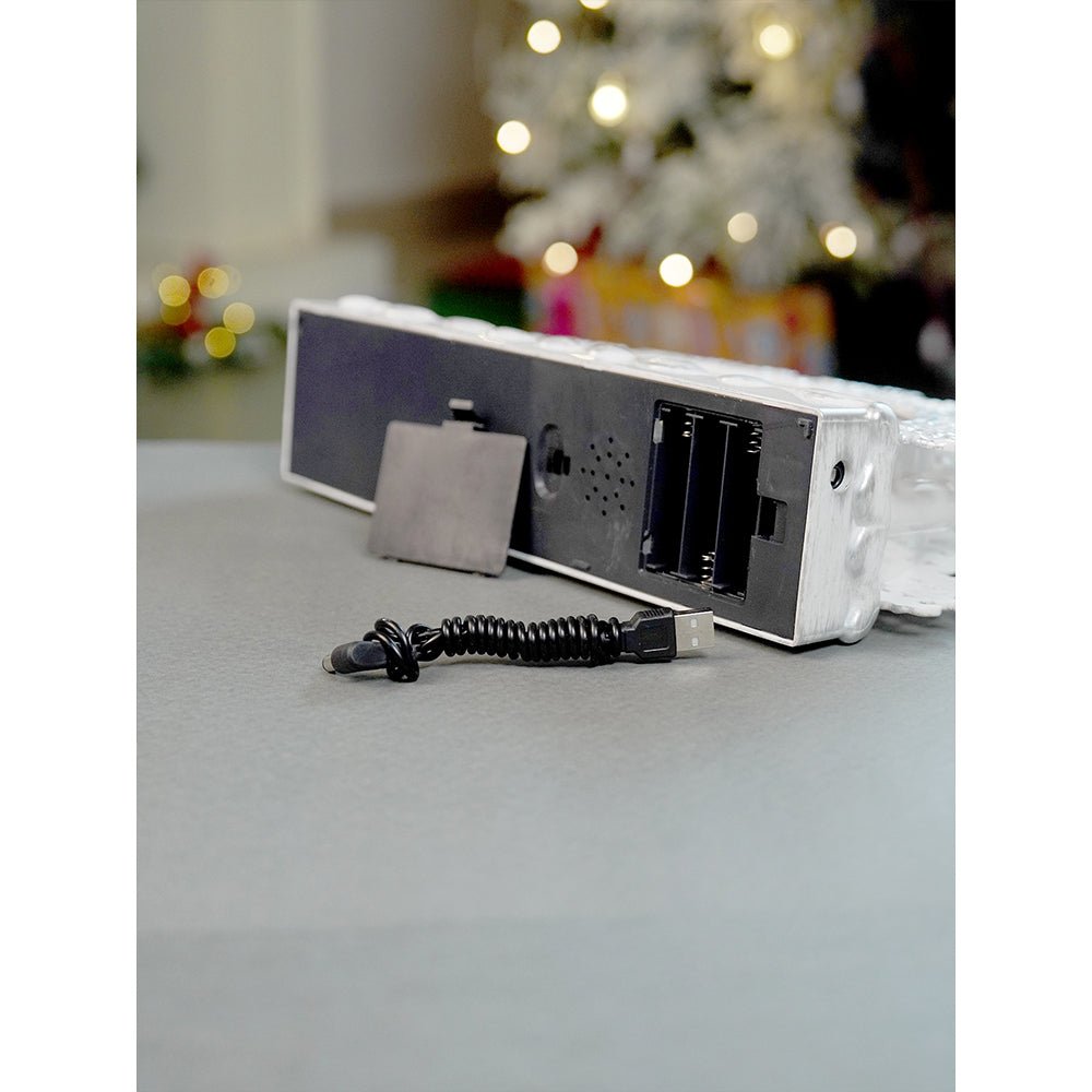 Little Surprise Box Snow mountain Village with Musical Glitter Water & Lights, Christmas Home Décor - Christmas Decor