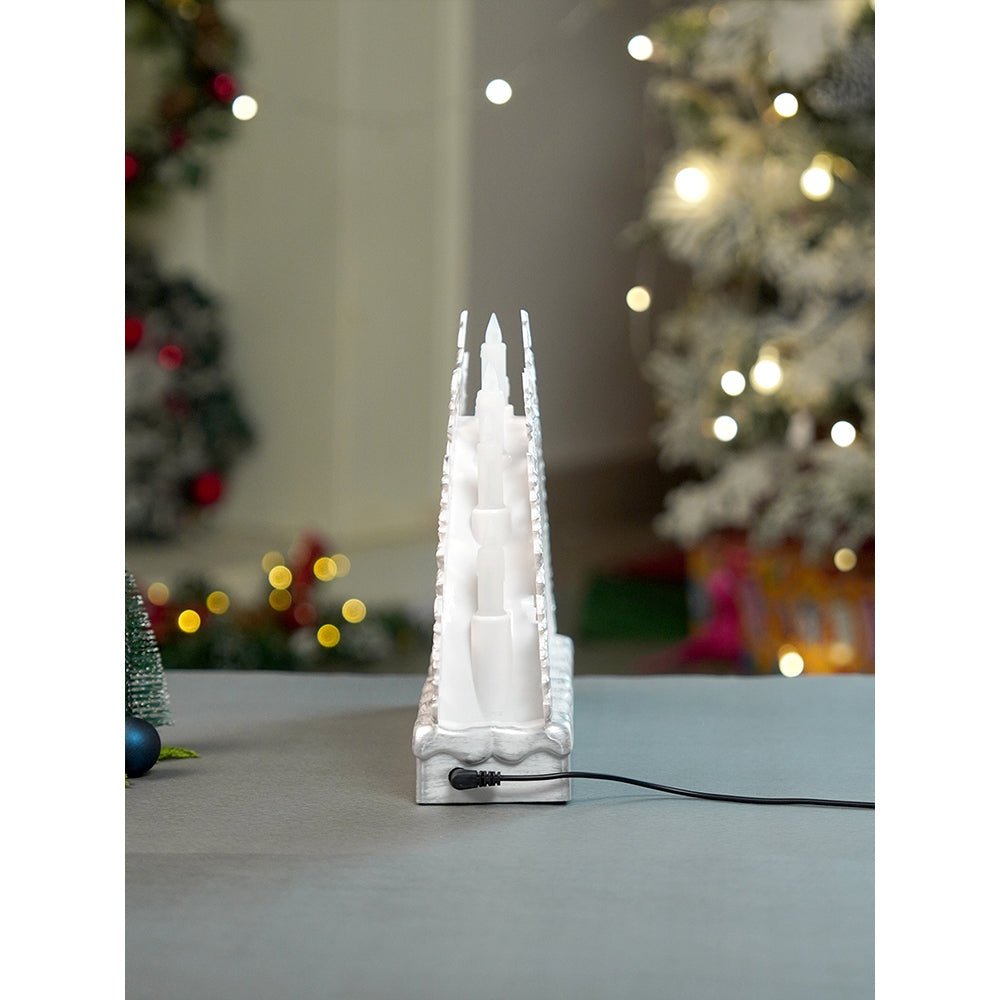 Little Surprise Box Snow mountain Village with Musical Glitter Water & Lights, Christmas Home Décor - Christmas Decor