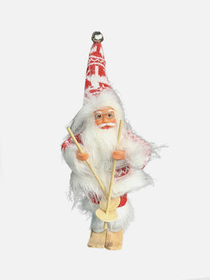 Little Surprise Box Snowflakes Skiing Santa Claus self Standing Christmas Table Décor & Christmas ornaments - LSB - CMS - SKINGFLAK - TRO