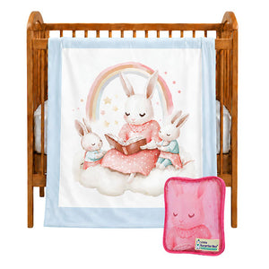 Little Surprise Box Soft Cotton Winter Blanket | The Mom Store - Blue Blanket