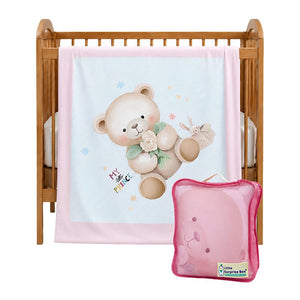 Little Surprise Box Soft Cotton Winter Blanket | The Mom Store - pink Blanket