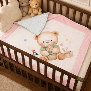 Little Surprise Box Soft Cotton Winter Blanket | The Mom Store - pink Blanket