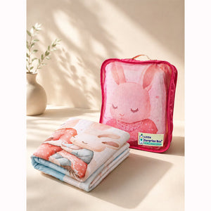 Little Surprise Box Soft Cotton Winter Blanket | The Mom Store - Blue Blanket