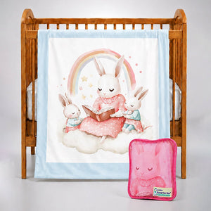 Little Surprise Box Soft Cotton Winter Blanket | The Mom Store - Blue Blanket