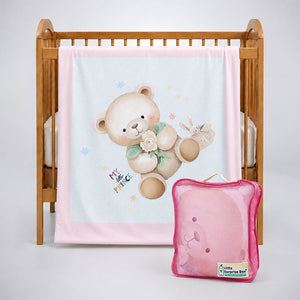 Little Surprise Box Soft Cotton Winter Blanket | The Mom Store - pink Blanket