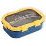 Little Surprise Box, Solid Stainless Steel Lunch Box For Kids & Adults - LSB - LB - SOLID - BLUYELW