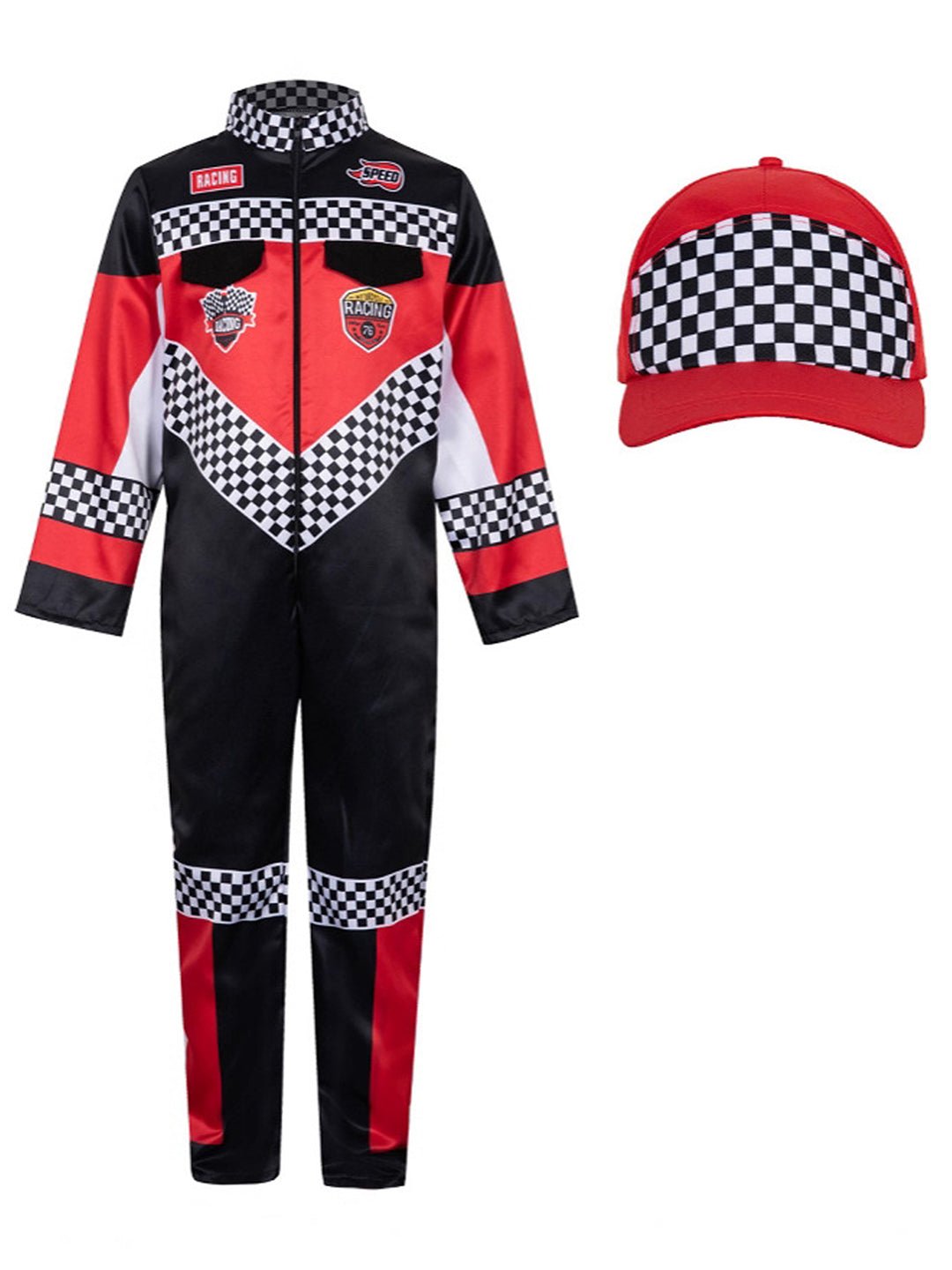 Little Surprise Box Speed Racing Car Rider costume Kids Halloween Costume Fancy Dress Up - LSB - HWC - RACER - 4 - 6Y