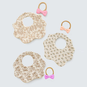 Little Surprise Box Squirrel Bib Set 3PCS | The Mom Store - Bedding