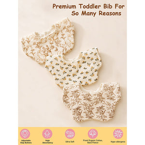 Little Surprise Box Squirrel Bib Set 3PCS | The Mom Store - Bedding