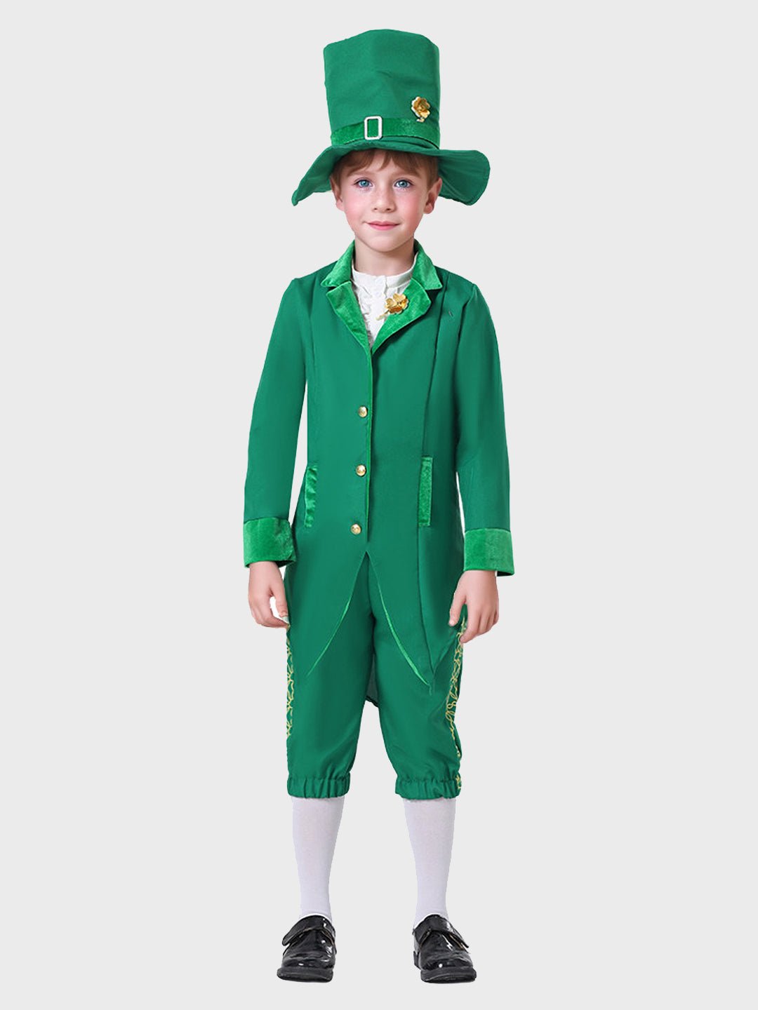 Little Surprise Box St.Patricks Day costume for Boys Kids Halloween Costume Dress Up - LSB - HWC - PATRICKBOY - 4 - 6Y