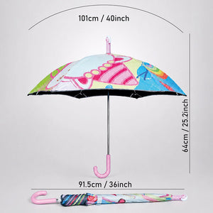 Little Surprise Box Strawberry Teddy Kids Umbrella | The Mom Store - Monsoon Wear
