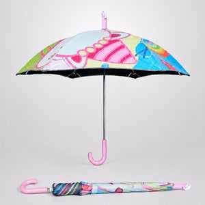 Little Surprise Box Strawberry Teddy Kids Umbrella | The Mom Store - Monsoon Wear
