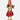 Little Surprise Box Striped Frock Reindeer Christmas Festive Door Hanger Christmas décor - LSB - CMS - FRCKHANGR - TBLDEC