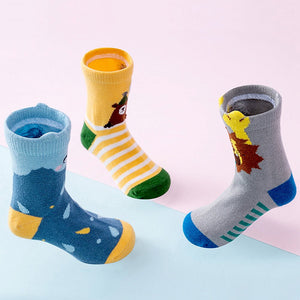 Little Surprise Box Striped Kids Socks Set | The Mom Store - 2 - 4 Years Kids Socks