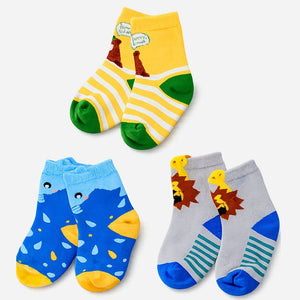 Little Surprise Box Striped Kids Socks Set | The Mom Store - 2 - 4 Years Kids Socks