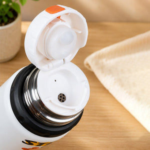 Little Surprise Box Strong Workout Stainless Steel Thermos Water Bottle | The Mom Store - White Water Bottle