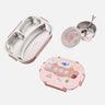 Little Surprise Box Submarine Theme Compartment Steel Tiffin Lunch Box for Boys & Girls - LSB-LB-Setpink