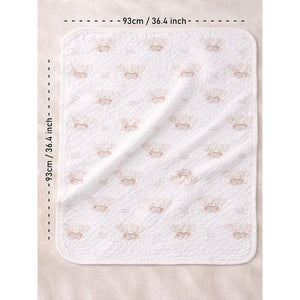 Little Surprise Box Superhero Elephant Quilted Cotton Baby Wrapper with Hood - Baby Blanket