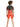 Little Surprise Box Superhero Green & Orange 2.5mm Neoprene Knee Length Kids Swimsuit, Half Sleeves Swimwear - LSB - SW - SUHEROGRNORN - S