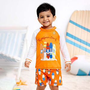 Little Surprise Box Surfboard Swimwear Set - Beach Ready | The Mom Store - 4 - 5 Years Boys Swimwear