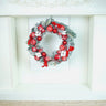 Little Surprise Box Swirl artificial Bushy Christmas Wreath for wall Door & Tree Christmas Décor 18 inches - LSB - CMS - RDSWRL - WRTH