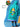 Little Surprise Box, Teal Orange Lion knee length raincoat for kids - LSB - RC - TEAL - LION - LK - S