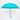 Little Surprise Box Teal Solid Border Umbrella | The Mom Store - Monsoon Wear
