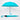 Little Surprise Box Teal Solid Border Umbrella | The Mom Store - Monsoon Wear
