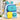 Little Surprise Box Teal & Yellow 3 different pocket style school backpack for older kids & Adults - Baby Bags