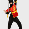 Little Surprise Box, The Black & Red Dragon Ninja, Kids Halloween Costume Fancy Dress Up - LSB - HWC - BLKREDNINJA - 7 - 9Y