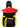 Little Surprise Box, The Black & Red Dragon Ninja, Kids Halloween Costume Fancy Dress Up - LSB - HWC - BLKREDNINJA - 7 - 9Y