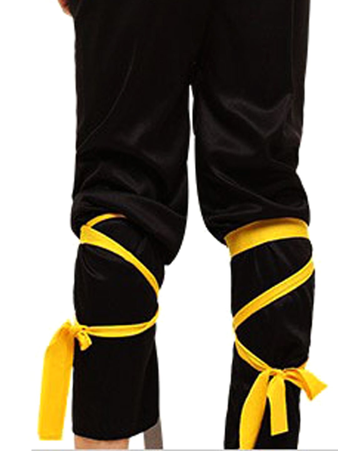 Little Surprise Box, The Black & Yellow Dragon Ninja, Kids Halloween Costume Fancy Dress Up - LSB - HWC - BLKYELWNINJA - 7 - 9Y