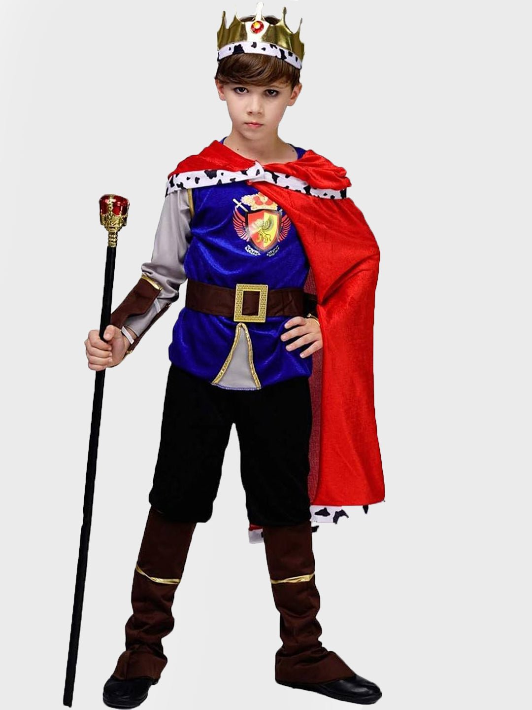 Little Surprise Box, The Majestic King, Kids Halloween Costume Fancy Dress Up - LSB - HWC - MAJESTICKING - 7 - 9Y