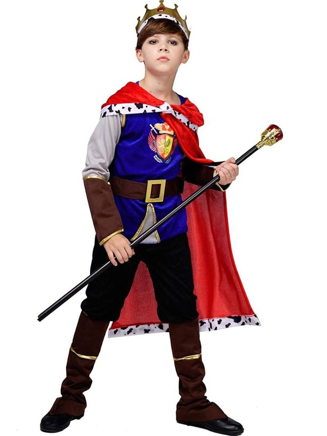 Little Surprise Box, The Majestic King, Kids Halloween Costume Fancy Dress Up - LSB - HWC - MAJESTICKING - 7 - 9Y