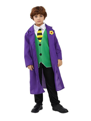 Little Surprise Box The Superhero Joker Theme Kids Halloween Costume Dress Up - 120 Halloween
