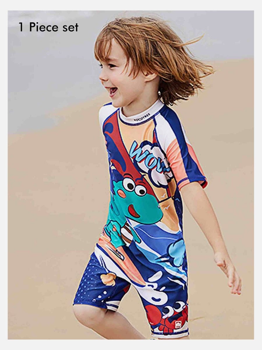 Little Surprise Box The Wow Dino Swimwear for Kids and Toddlers with UPF 50+ - LSB-SW-KKWOWDINO110