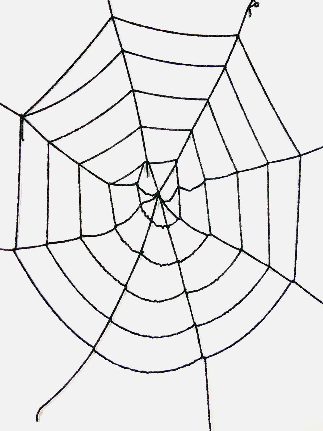 Little Surprise Box ,Thick 4feet Spider web for Home/Office/Table Halloween Décor - LSB - HWDR - BLACKWEB