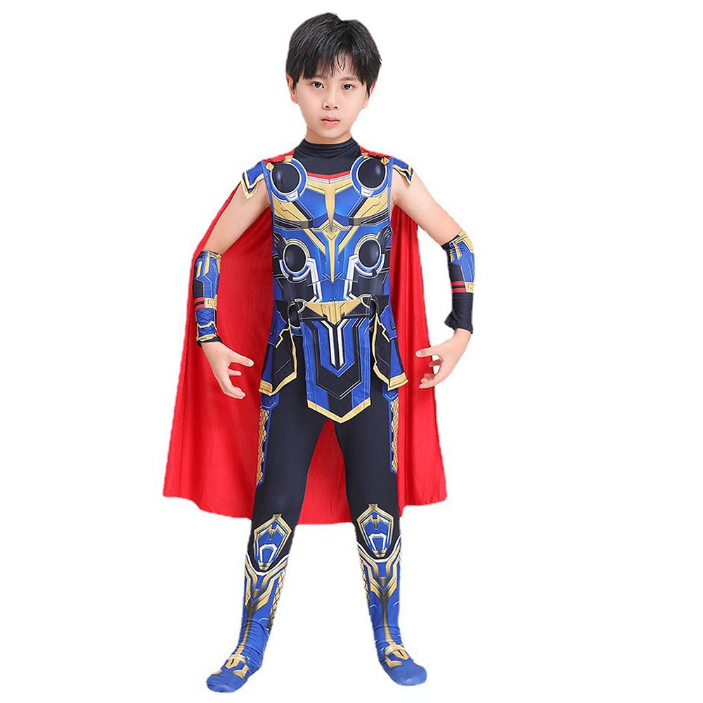 Little Surprise Box Thunder God Superhero Kids Halloween Costume Fancy Dress Up - LSB - HWC - THUNDERTHOR - 3 - 4Y